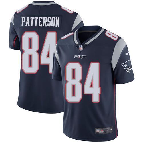 Nike New England Patriots #84 Cordarrelle Patterson Navy Blue Team Color Stitched NFL Vapor Untouchable Limited Jersey