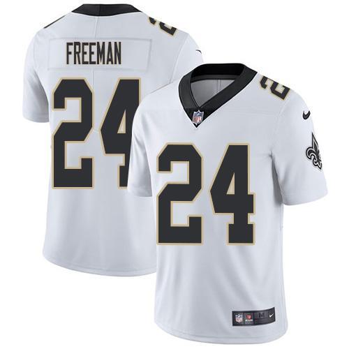 Nike New Orleans Saints #24 Devonta Freeman White Stitched NFL Vapor Untouchable Limited Jersey