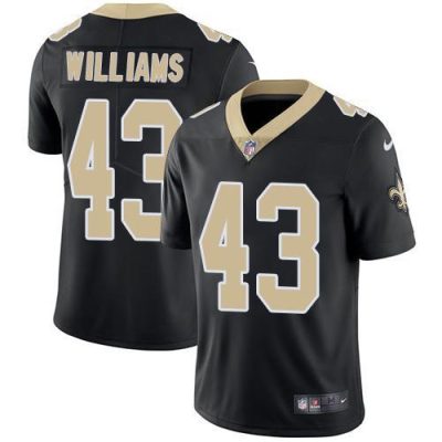 Nike New Orleans Saints #43 Marcus Williams Black Team Color Stitched NFL Vapor Untouchable Limited Jersey