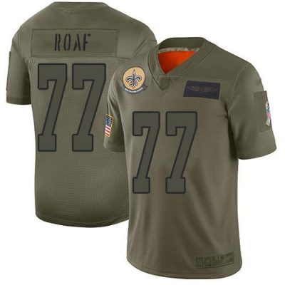 Nike New Orleans Saints #77 Willie Roaf Camo Stitched NFL Limited 2019 Salute To Service Jersey