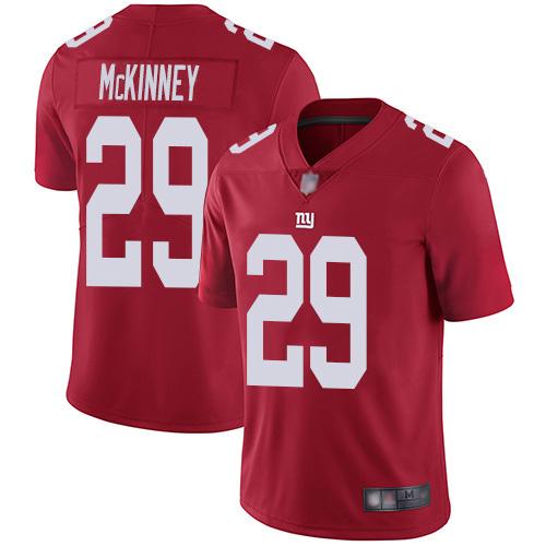 Nike New York Giants #29 Xavier McKinney Red Men's Stitched NFL Limited Inverted Legend Jersey Men's