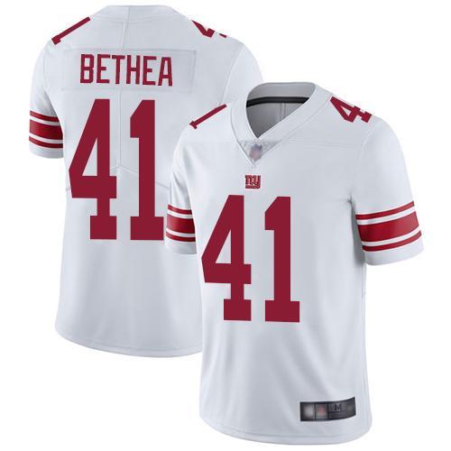 Nike New York Giants #41 Antoine Bethea White Men's Stitched NFL Vapor Untouchable Limited Jersey Men's