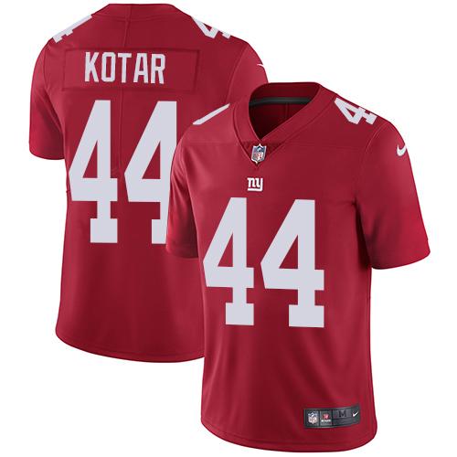 Nike New York Giants #44 Doug Kotar Red Alternate Men's Stitched NFL Vapor Untouchable Limited Jersey Men's