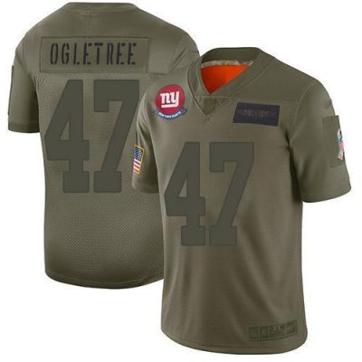 Nike New York Giants #47 Alec Ogletree Camo Men's Stitched NFL Limited 2019 Salute To Service Jersey Men's