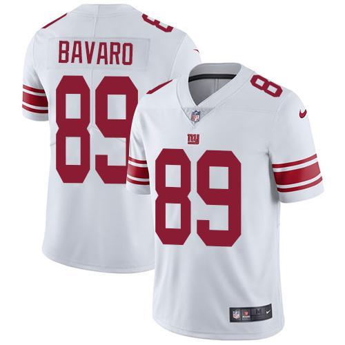 Nike New York Giants #89 Mark Bavaro White Men's Stitched NFL Vapor Untouchable Limited Jersey Men's
