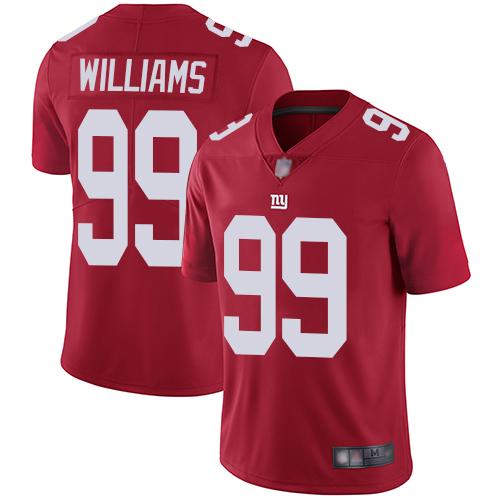 Nike New York Giants #99 Leonard Williams Red Alternate Men's Stitched NFL Vapor Untouchable Limited Jersey Men's
