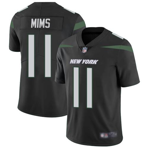 Nike New York Jets #11 Denzel Mim Black Alternate Stitched NFL Vapor Untouchable Limited Jersey