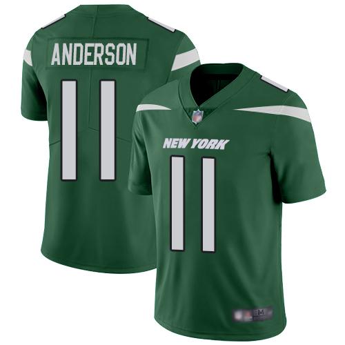 Nike New York Jets #11 Robby Anderson Green Team Color Stitched NFL Vapor Untouchable Limited Jersey