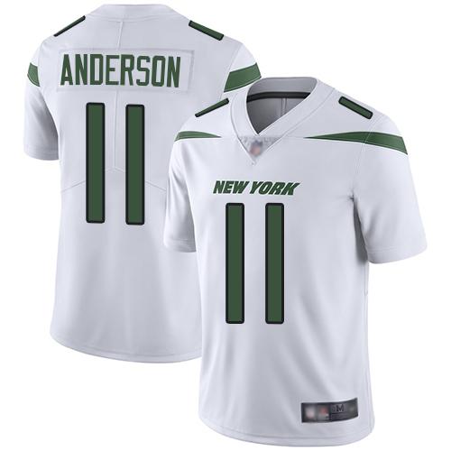 Nike New York Jets #11 Robby Anderson White Stitched NFL Vapor Untouchable Limited Jersey