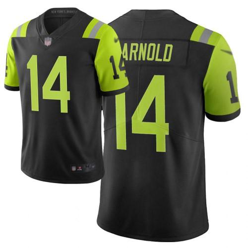Nike New York Jets #14 Sam Darnold Black Stitched NFL Limited City Edition Jersey