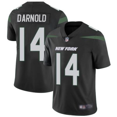 Nike New York Jets #14 Sam Darnold Black Alternate Stitched NFL Vapor Untouchable Limited Jersey