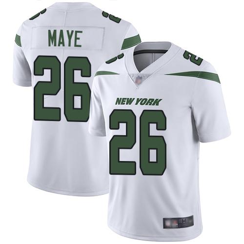 Nike New York Jets #26 Marcus Maye White Stitched NFL Vapor Untouchable Limited Jersey