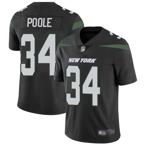 Nike New York Jets #34 Brian Poole Black Alternate Stitched NFL Vapor Untouchable Limited Jersey