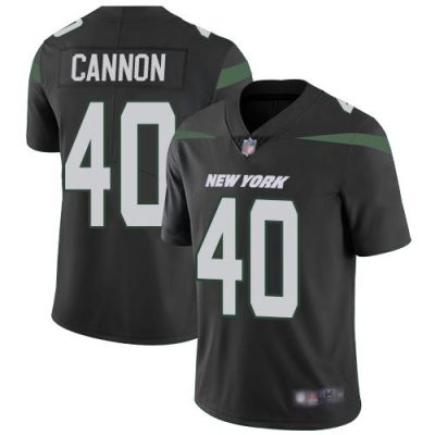 Nike New York Jets #40 Trenton Cannon Black Alternate Stitched NFL Vapor Untouchable Limited Jersey