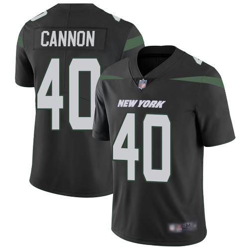 Nike New York Jets #40 Trenton Cannon Black Alternate Stitched NFL Vapor Untouchable Limited Jersey
