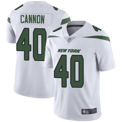 Nike New York Jets #40 Trenton Cannon White Stitched NFL Vapor Untouchable Limited Jersey