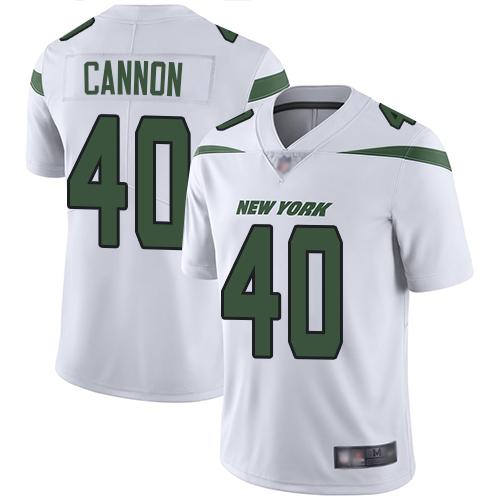 Nike New York Jets #40 Trenton Cannon White Stitched NFL Vapor Untouchable Limited Jersey