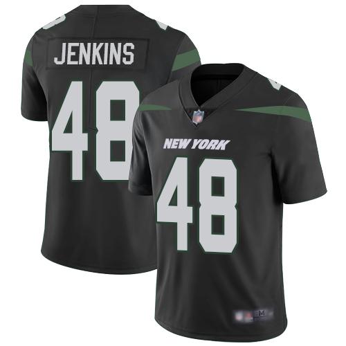 Nike New York Jets #48 Jordan Jenkins Black Alternate Stitched NFL Vapor Untouchable Limited Jersey