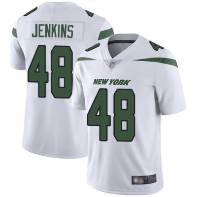 Nike New York Jets #48 Jordan Jenkins White Stitched NFL Vapor Untouchable Limited Jersey