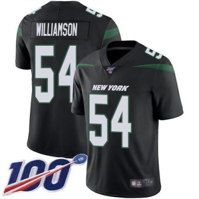 Nike New York Jets #54 Avery Williamson Black Alternate Stitched NFL 100th Season Vapor Limited Jersey