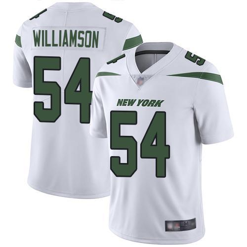 Nike New York Jets #54 Avery Williamson White Stitched NFL Vapor Untouchable Limited Jersey