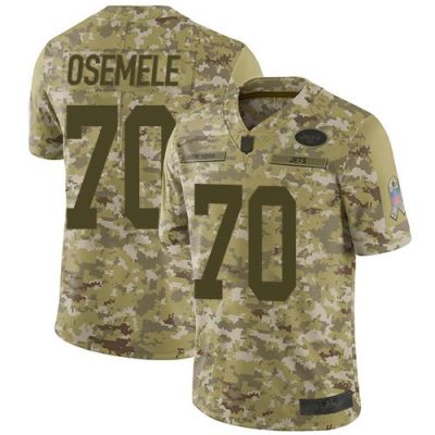 Nike New York Jets #70 Kelechi Osemele Camo Stitched NFL Limited 2018 Salute To Service Jersey