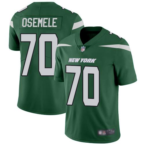Nike New York Jets #70 Kelechi Osemele Green Team Color Stitched NFL Vapor Untouchable Limited Jersey