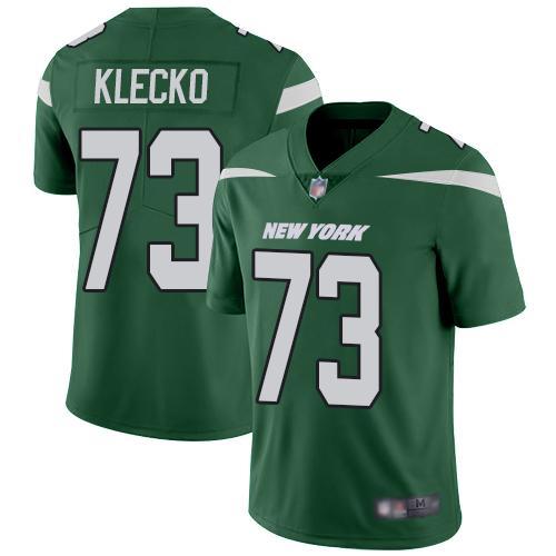 Nike New York Jets #73 Joe Klecko Green Team Color Stitched NFL Vapor Untouchable Limited Jersey