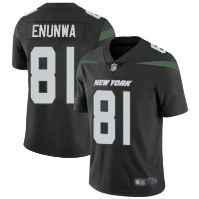 Nike New York Jets #81 Quincy Enunwa Black Alternate Stitched NFL Vapor Untouchable Limited Jersey