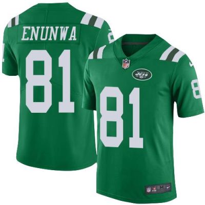 Nike New York Jets #81 Quincy Enunwa Green Stitched NFL Limited Rush Jersey