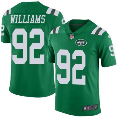 Nike New York Jets #92 Leonard Williams Green Stitched NFL Elite Rush Jersey