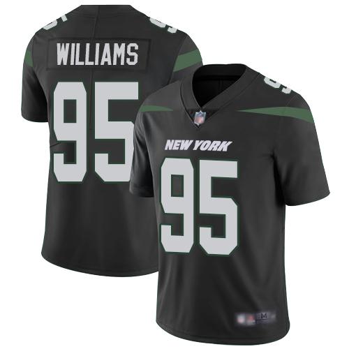 Nike New York Jets #95 Quinnen Williams Black Alternate Stitched NFL Vapor Untouchable Limited Jersey