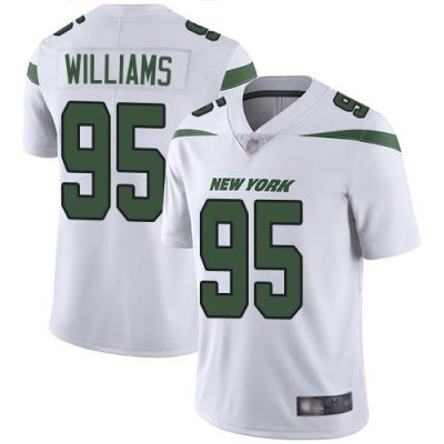 Nike New York Jets #95 Quinnen Williams White Stitched NFL Vapor Untouchable Limited Jersey
