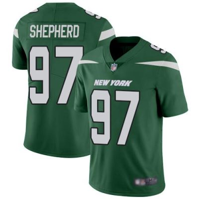 Nike New York Jets #97 Nathan Shepherd Green Team Color Stitched NFL Vapor Untouchable Limited Jersey
