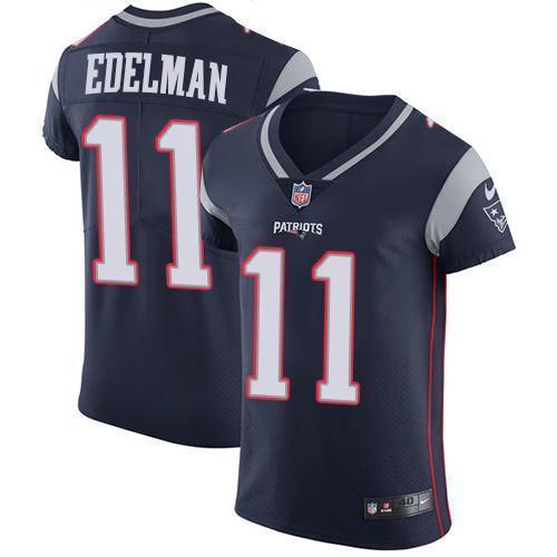 Nike Patriots #11 Julian Edelman Navy Blue Team Color Stitched NFL Vapor Untouchable Elite Jersey