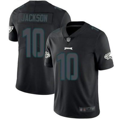 Nike Philadelphia Eagles #10 DeSean Jackson Black Stitched NFL Limited Rush Impact Jersey