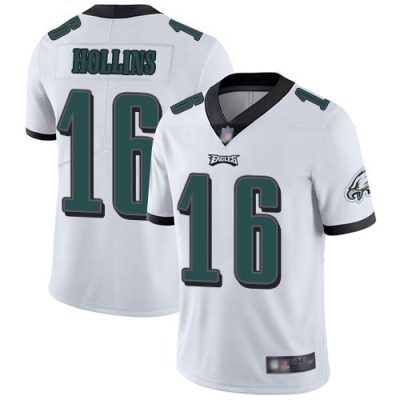 Nike Philadelphia Eagles #16 Mack Hollins White Stitched NFL Vapor Untouchable Limited Jersey
