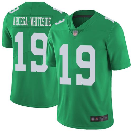 Nike Philadelphia Eagles #19 JJ Arcega-Whiteside Green Stitched NFL Limited Rush Jersey