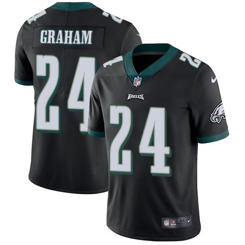 Nike Philadelphia Eagles #24 Corey Graham Black Alternate Stitched NFL Vapor Untouchable Limited Jersey