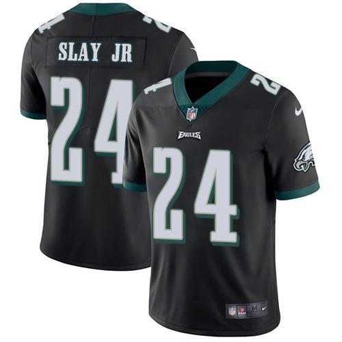 Nike Philadelphia Eagles #24 Darius Slay Jr Black Alternate Stitched NFL Vapor Untouchable Limited Jersey