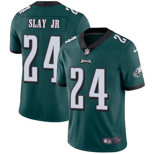 Nike Philadelphia Eagles #24 Darius Slay Jr Green Team Color Stitched NFL Vapor Untouchable Limited Jersey