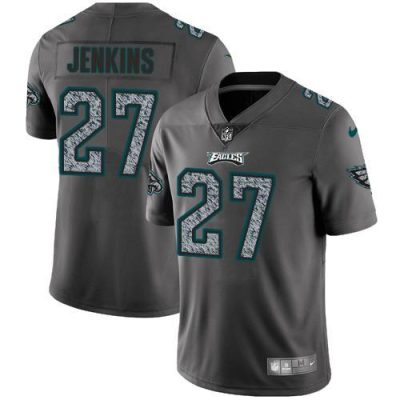 Nike Philadelphia Eagles #27 Malcolm Jenkins Gray Static Stitched NFL Vapor Untouchable Limited Jersey