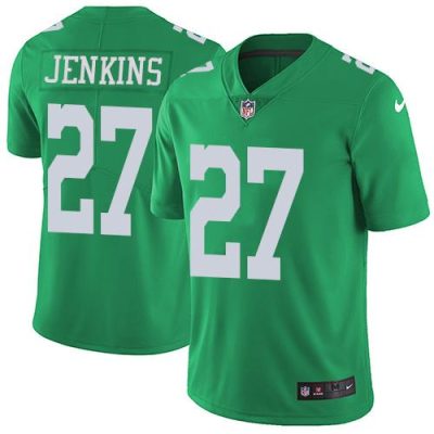Nike Philadelphia Eagles #27 Malcolm Jenkins Green Stitched NFL Limited Rush Jersey