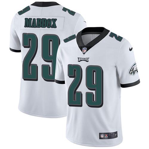 Nike Philadelphia Eagles #29 Avonte Maddox White Stitched NFL Vapor Untouchable Limited Jersey