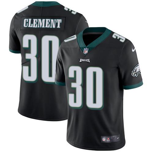 Nike Philadelphia Eagles #30 Corey Clement Black Alternate Stitched NFL Vapor Untouchable Limited Jersey