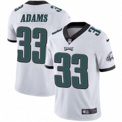 Nike Philadelphia Eagles #33 Josh Adams White Stitched NFL Vapor Untouchable Limited Jersey