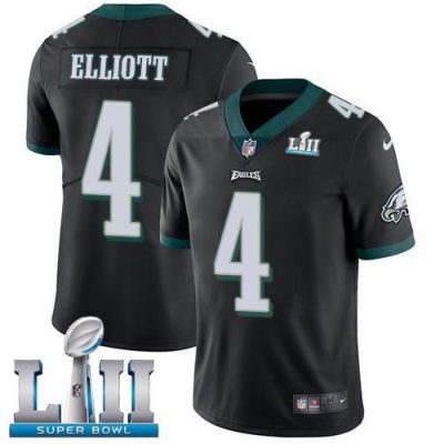 Nike Philadelphia Eagles #4 Jake Elliott Black Alternate Super Bowl LII Stitched NFL Vapor Untouchable Limited Jersey