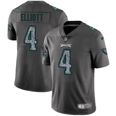 Nike Philadelphia Eagles #4 Jake Elliott Gray Static Stitched NFL Vapor Untouchable Limited Jersey