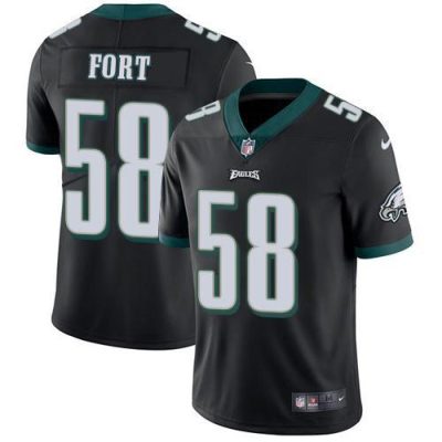 Nike Philadelphia Eagles #58 LJ Fort Black Alternate Stitched NFL Vapor Untouchable Limited Jersey