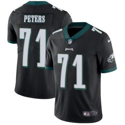 Nike Philadelphia Eagles #71 Jason Peters Black Alternate Stitched NFL Vapor Untouchable Limited Jersey